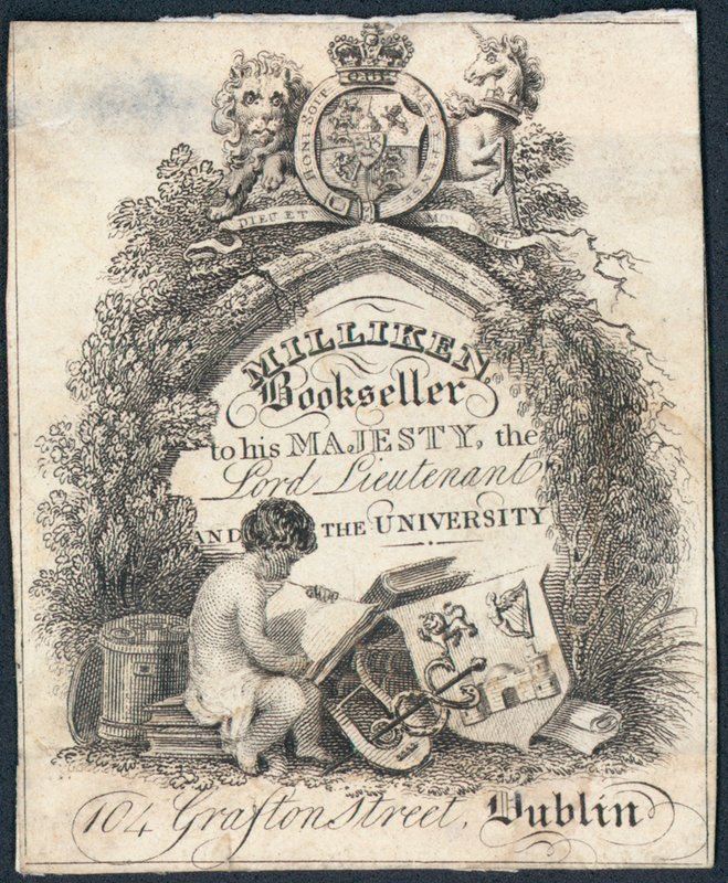 Trade Card, Milliken by Irish School