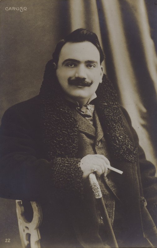 Enrico Caruso, Italian opera singer by Italian Photographer