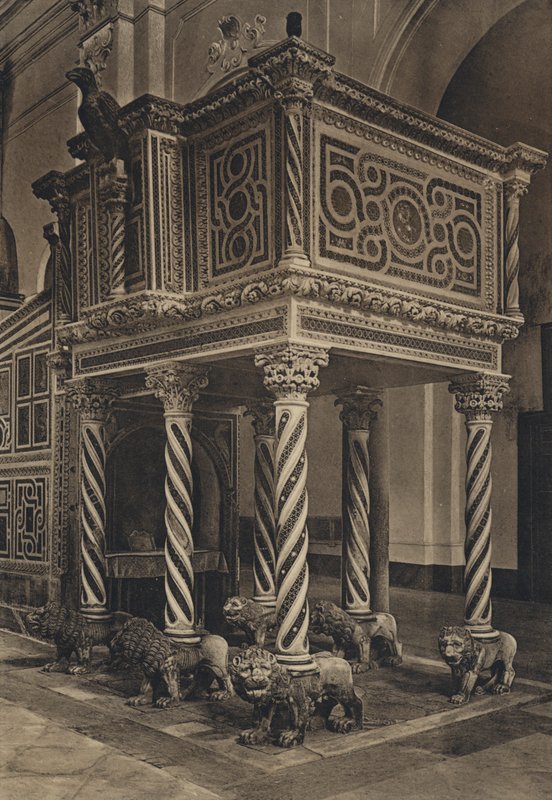 Naples: Ravello, Duomo, Pulpit by Italian Photographer