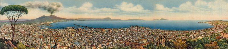 Naples: General Panorama by Italian Photographer