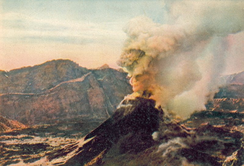 Naples: Vesuvius in Eruption by Italian Photographer