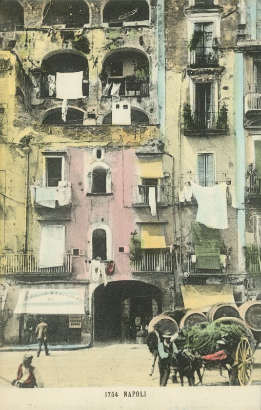 Naples: Street Scene by Italian Photographer