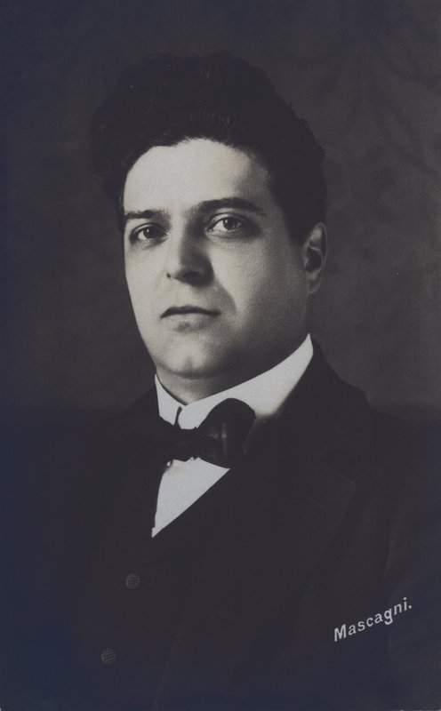 Pietro Mascagni, Italian composer of the opera Cavalleria Rusticana by Italian Photographer
