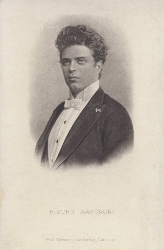 Pietro Mascagni, Italian composer of the opera Cavalleria Rusticana by Italian Photographer