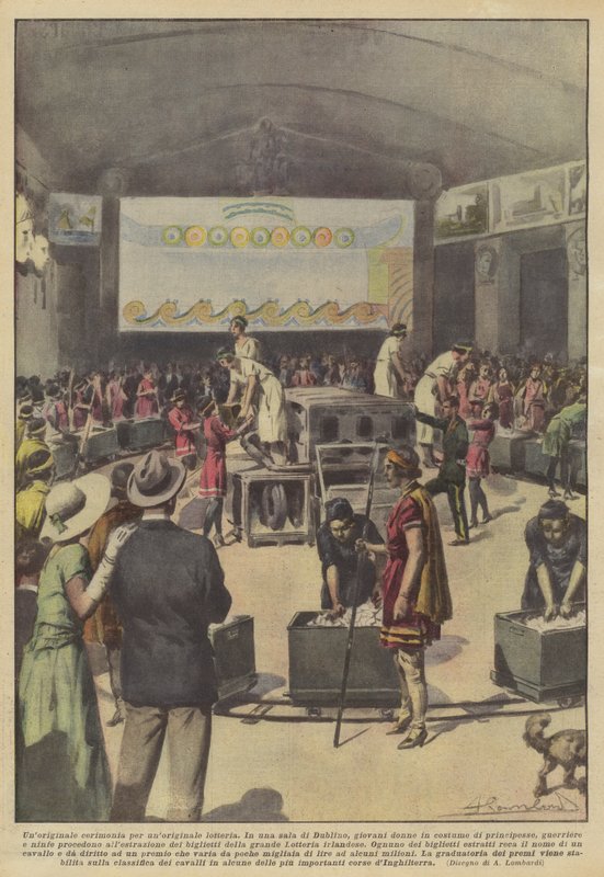 An Original Ceremony for an Original Raffle by Italian School
