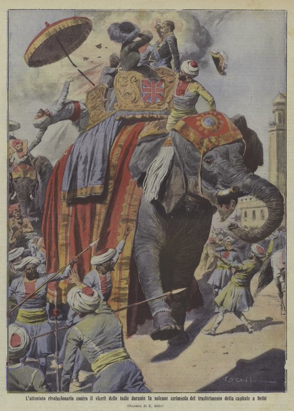 Assassination Attempt Against Lord Hardinge, Viceroy of India by Italian School