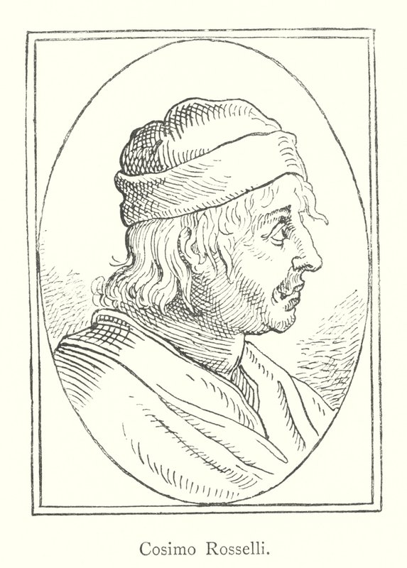 Cosimo Rosselli (engraving) by Italian School