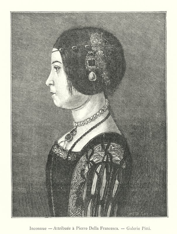 Unknown, Attributed to Pierro Della Francesca, Galerie Pitti (engraving) by Italian School