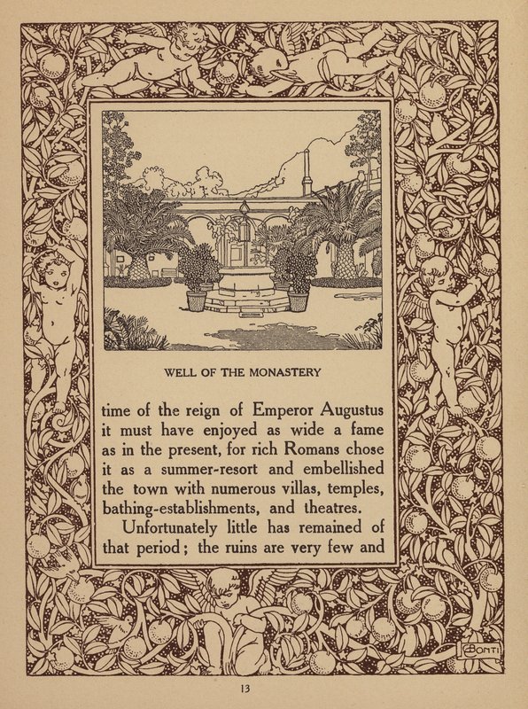 Page from Brochure for San Domenico Palace Hotel, Taormina by Italian School