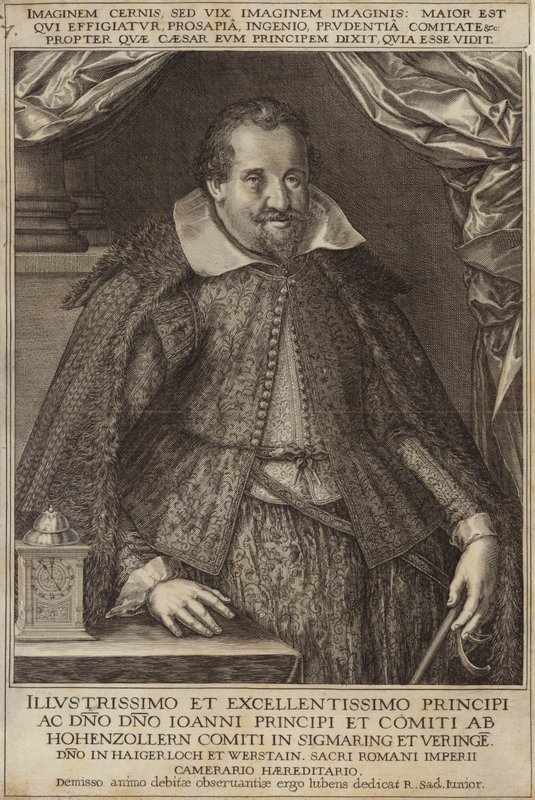 Portrait of Prince John of Hohenzollern-Sigmaringen by Italian School