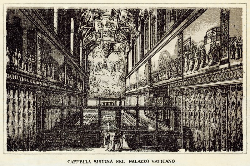 Rome: Sistine Chapel in the Vatican Palace by Italian School