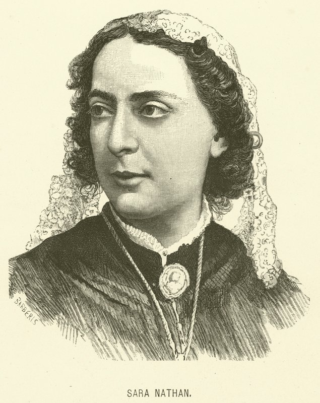 Sara Nathan (engraving) by Italian School