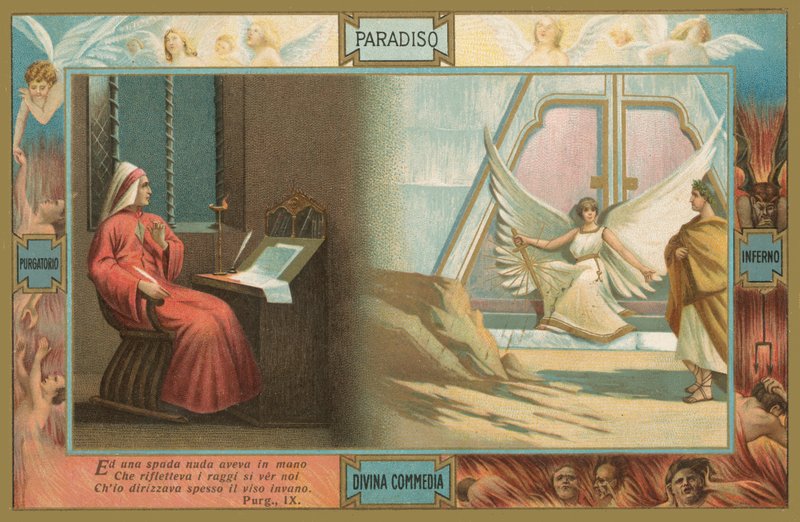 Scene from the Divine Comedy by Dante by Italian School