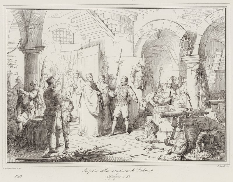 Discovery of the Bedmar Conspiracy by Italian School