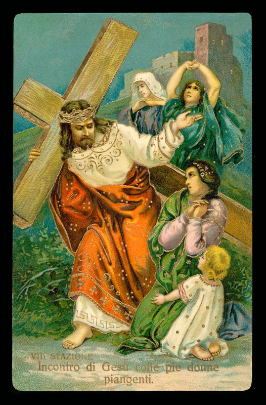 The Stations of the Cross (from a set of 14) by Italian School