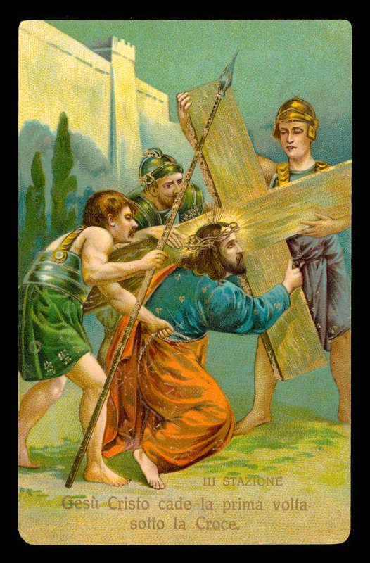 The Stations of the Cross (from a set of 14) by Italian School