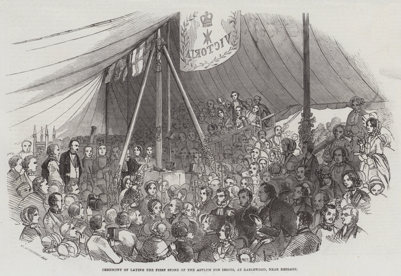 Ceremony of Laying the First Stone of the Asylum for Idiots, at Earlswood, near Reigate by J. Jackson