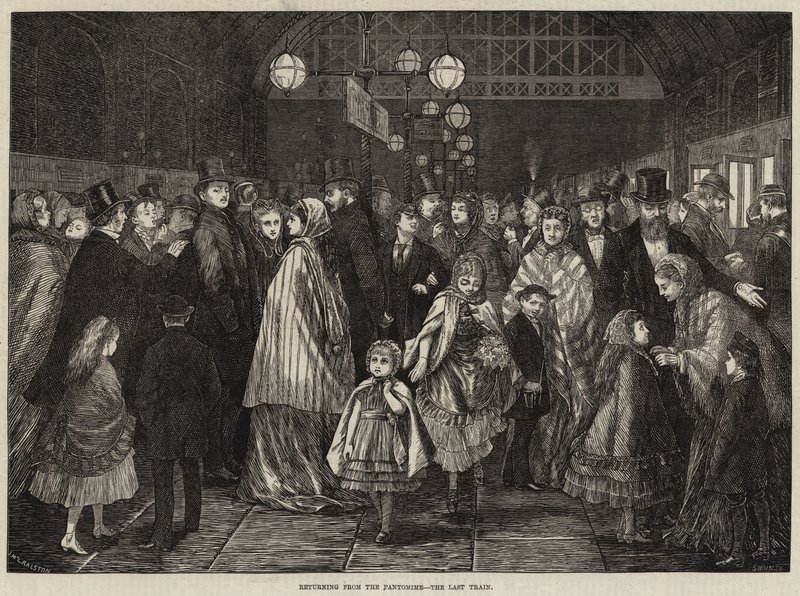 Returning from the Pantomime, the Last Train by J.M.L. Ralston