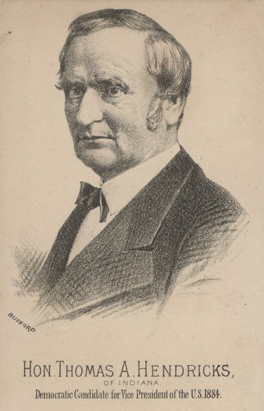 Thomas A. Hendricks of Indiana, Democratic Candidate for Vice President of the United States by J. H. and Co. Bufford