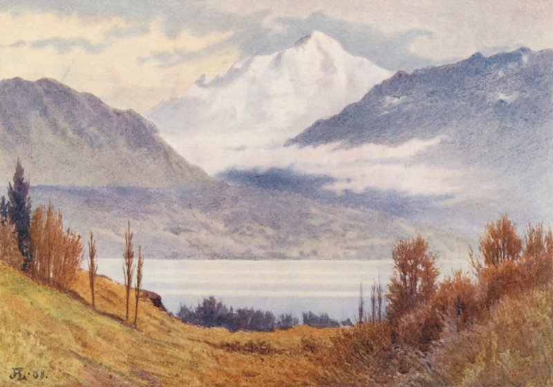 Mont Blanc from Above Morges by J. Hardwicke Lewis