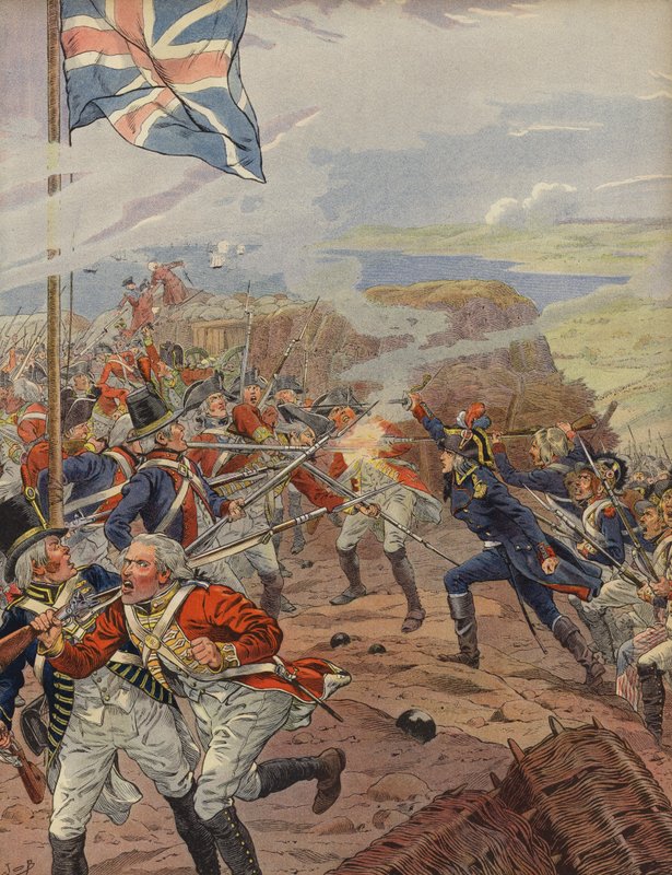 Napoleon Bonaparte leading the attack at the Siege of Toulon by Jacques Marie Gaston Onfray de Breville (Job)