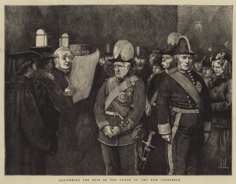 Delivering the Keys of the Tower to the New Constable by James Dromgole Linton