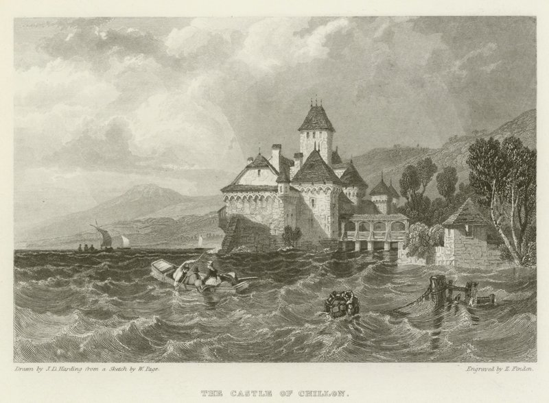 The Castle of Chillon by James Duffield Harding