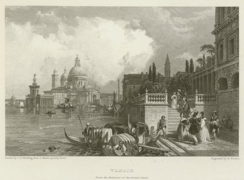 Venice, from the Entrance of the Grand Canal by James Duffield Harding