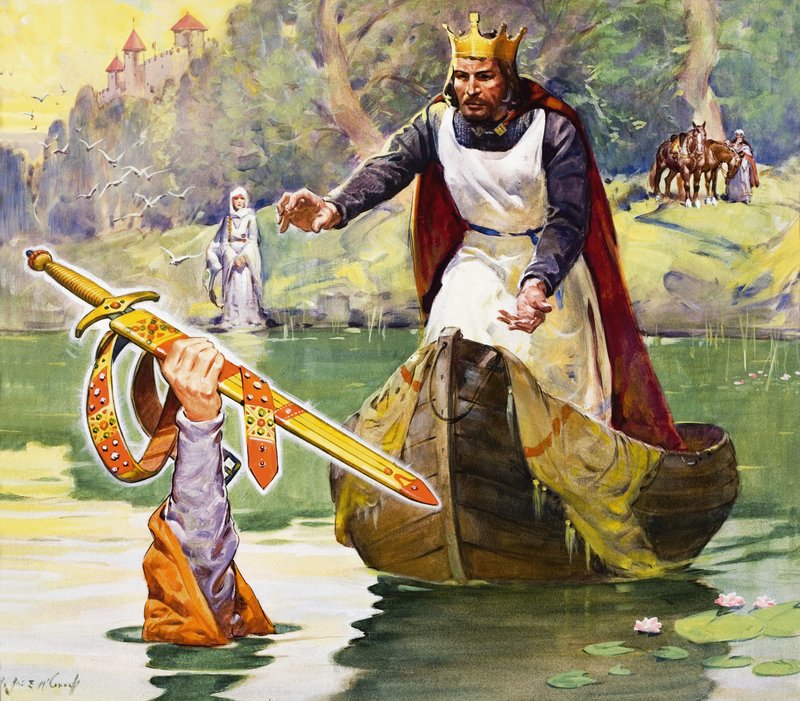 Famous Partnerships: Arthur and Excalibur by James Edwin McConnell