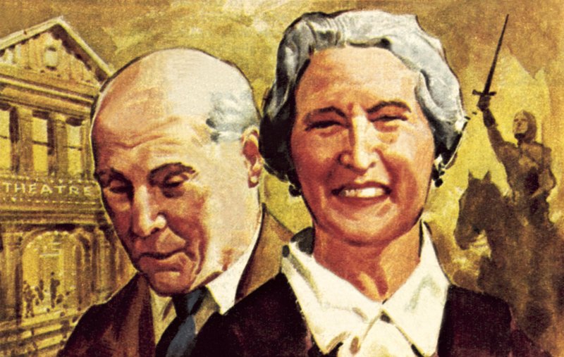 Sir Lewis Casson and Dame Sybil Thorndike by James Edwin McConnell