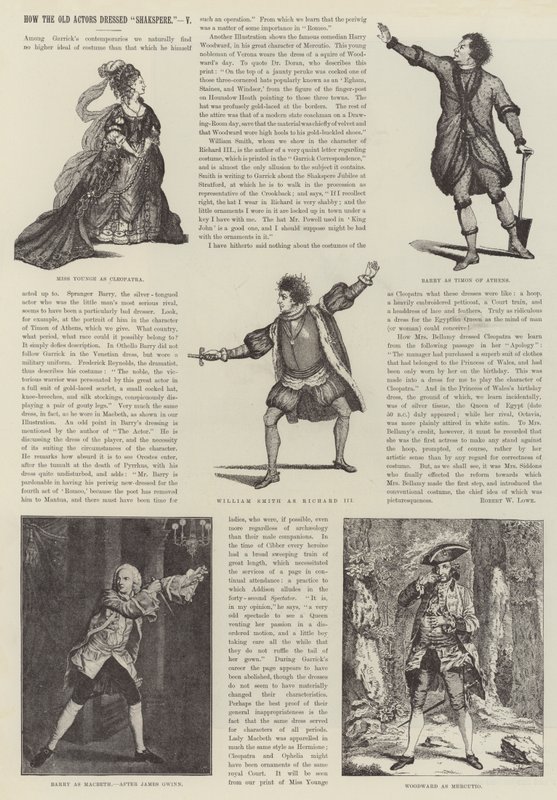 How the Old Actors dressed Shakspere by James Godwin