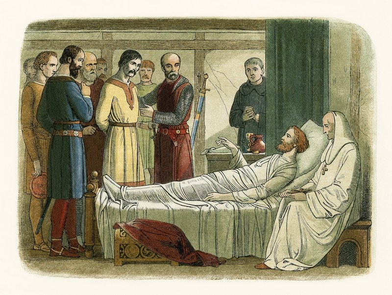 Richard Pardons the Archer Who Shot Him by James William Edmund Doyle