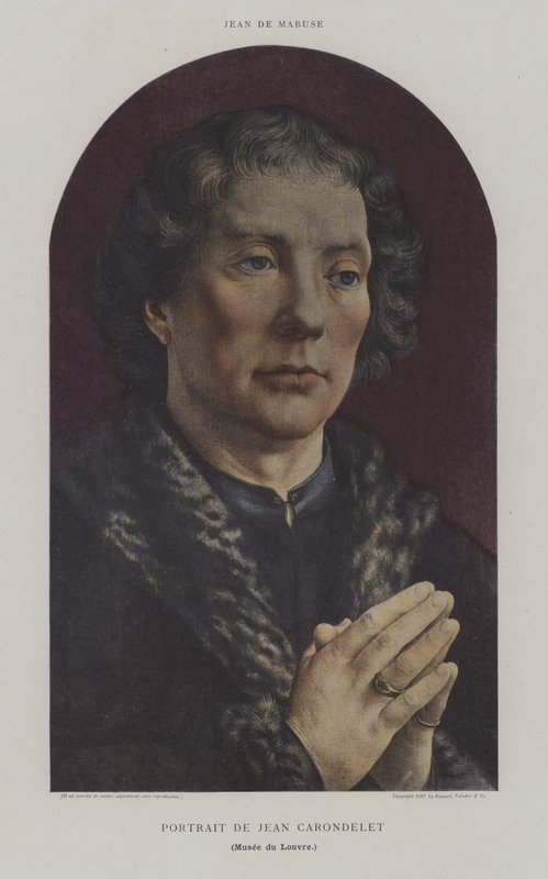 Portrait of Jean Carondelet by Jan (c.1472 c.1533) (after) Gossaert