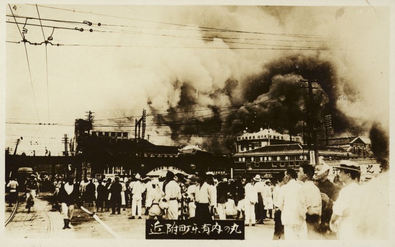 Aftermath of the Great Kanto Earthquake, Japan, 1923 by Japanese Photographer