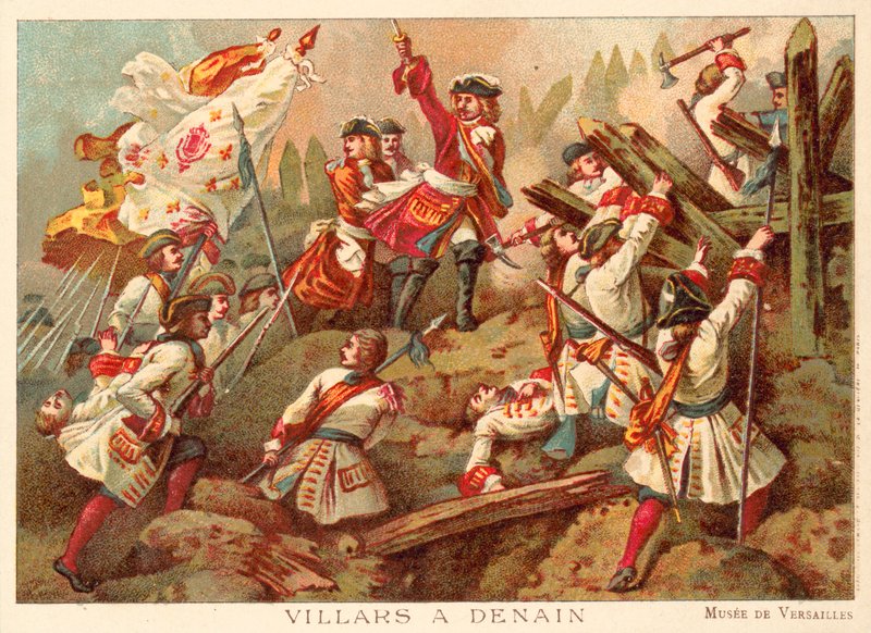 Marshal Villars at the Battle of Denain, France by Jean Alaux