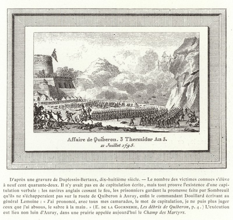 Battle of Quiberon, France, 21 July 1795 by Jean Duplessis Bertaux