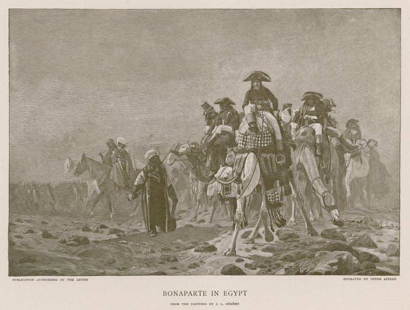 Bonaparte in Egypt by Jean Leon Gerome