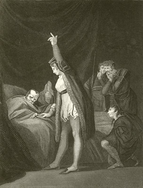 The Death of Cardinal Beaufort by Johann Heinrich Füssli