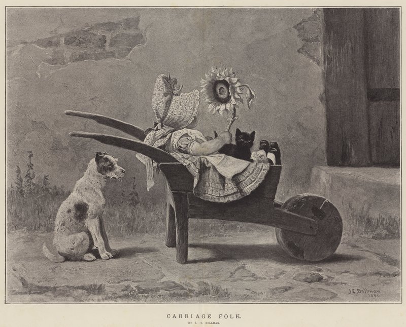 Carriage Folk by John Charles Dollman