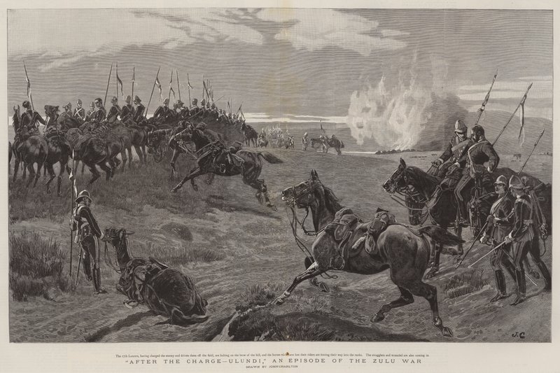 After the Charge, Ulundi, an Episode of the Zulu War by John Charlton