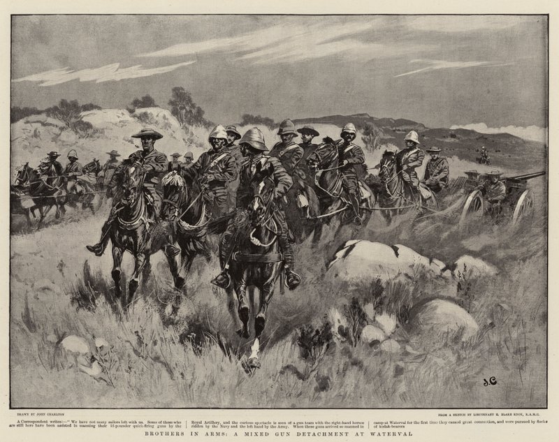 Brothers in Arms, A Mixed Gun Detachment at Waterval by John Charlton