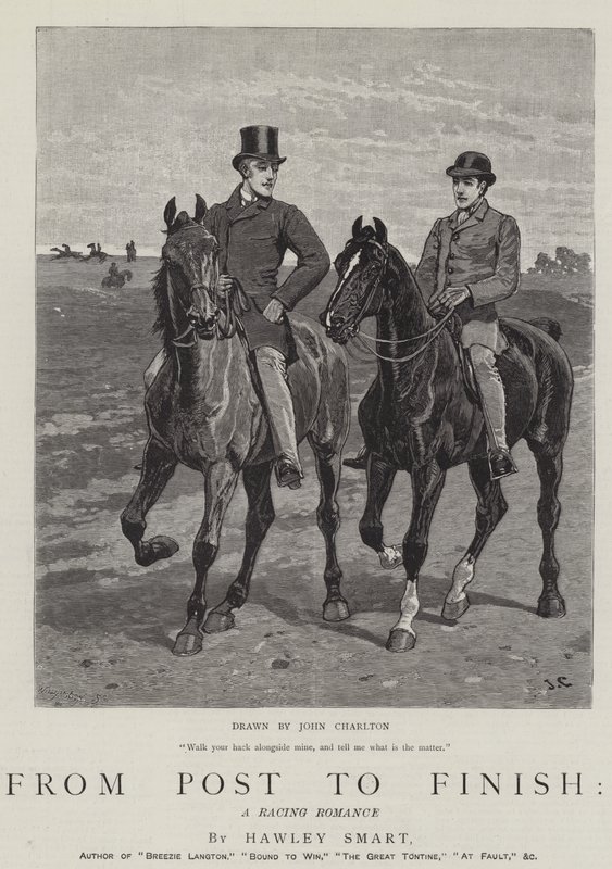 From Post to Finish, a Racing Romance by John Charlton