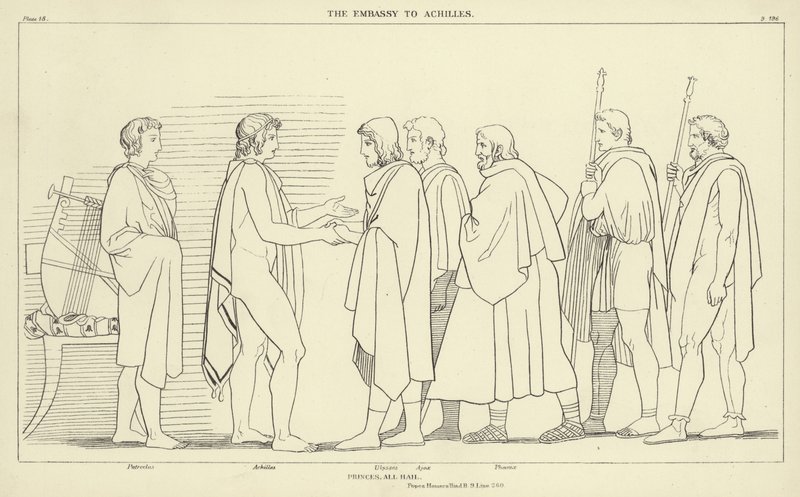 The Embassy to Achilles by John Flaxman