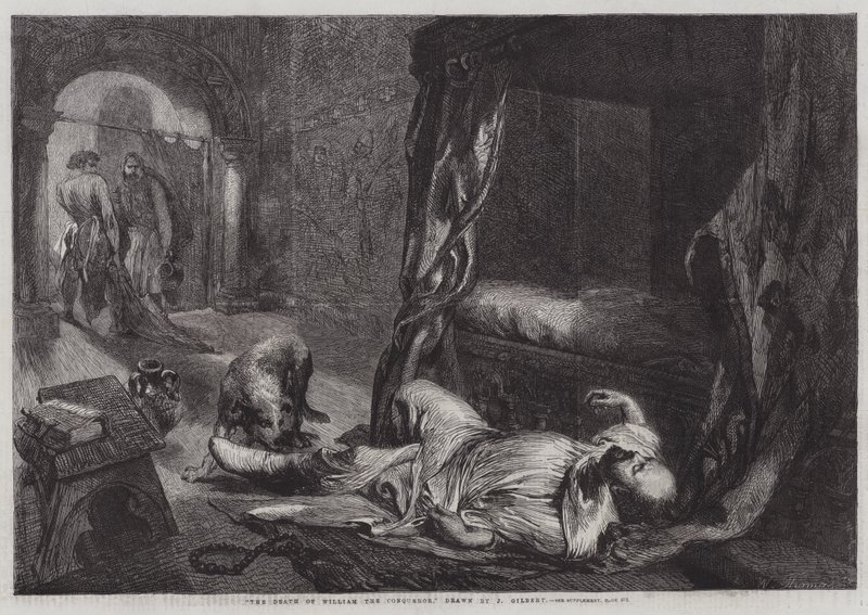 The Death of William the Conqueror by John Gilbert