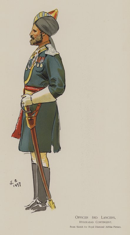 Officer 3rd Lancers, Hyderabad Contingent by John (after) Charlton