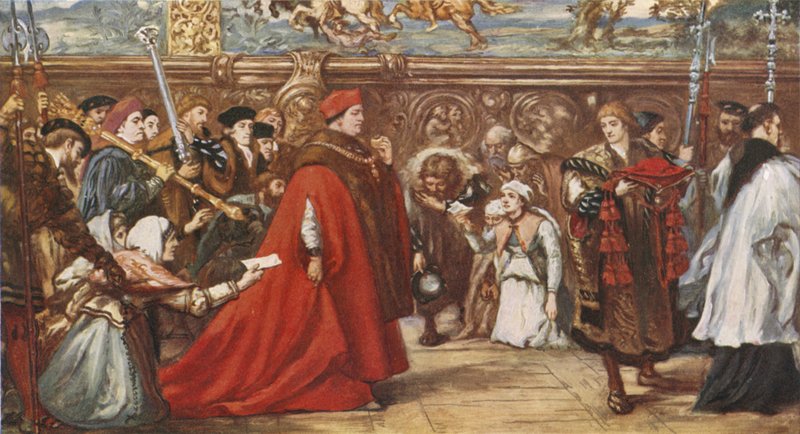 Cardinal Wolsey on his way to Westminster Hall by John (after) Gilbert