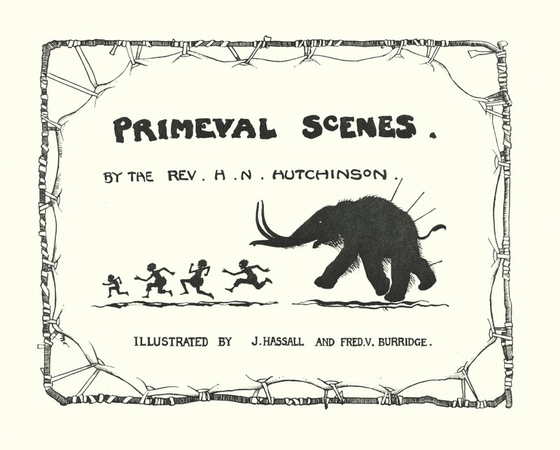 Title-page illustration for Primeval Scenes by John (after) Hassall