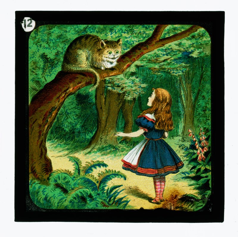 Alice in Wonderland, Coloured Lantern Slides by John (after) Tenniel