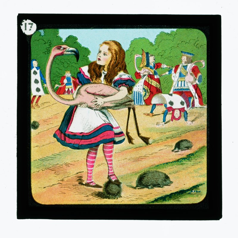 Alice in Wonderland, Coloured Lantern Slides by John (after) Tenniel