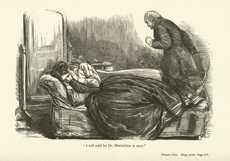 Illustration for Phineas Finn by Anthony Trollope by John Everett Millais